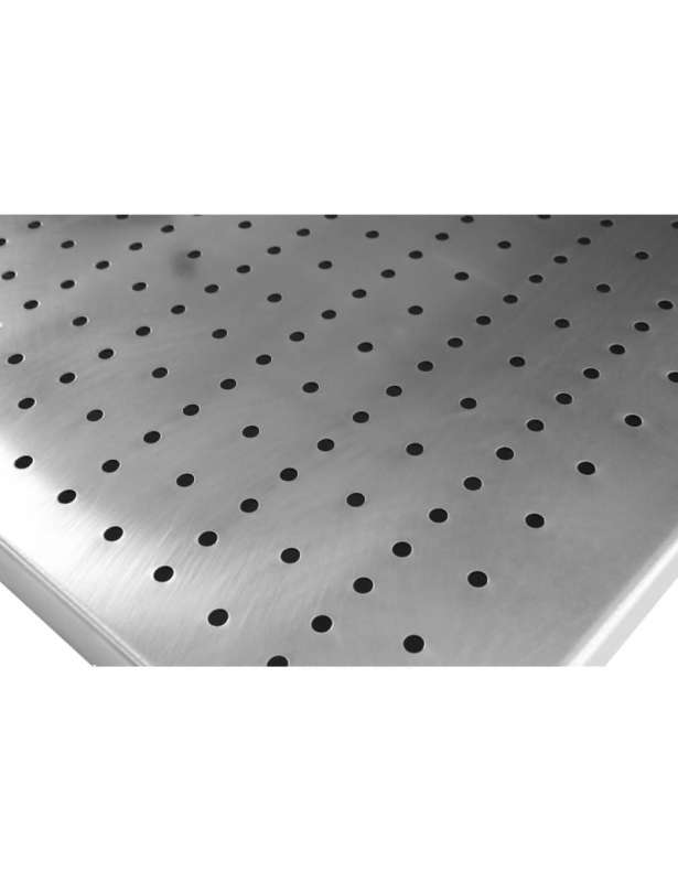 Tablica perforowana ze stali nierdzewnej 100x40 cm W2180-100X40