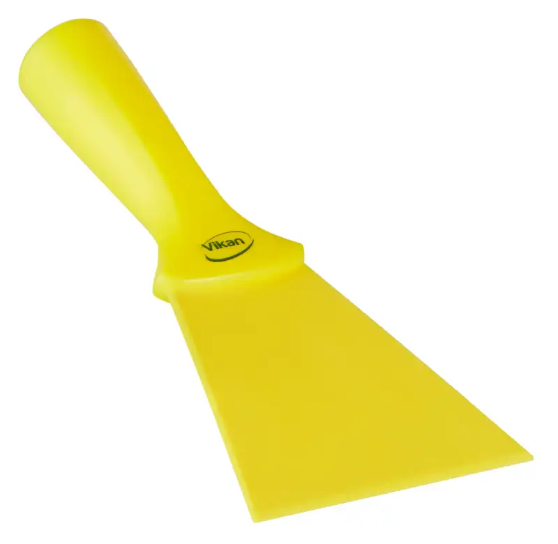 Skrobaczka nylonowa z otworem 100 mm, żółta | VIKAN 40126