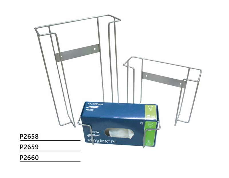 Dyspenser nierdzewny na 1 opakowanie rękawic P2658