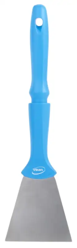 Skrobak ze stali nierdzewnej z otworem, 100 mm, żółty VIKAN 40116