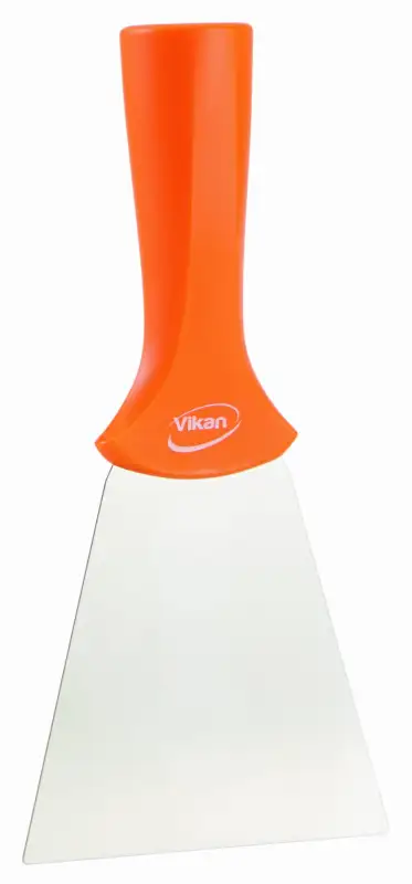 Skrobak ze stali nierdzewnej z otworem, 100 mm, pomarańczowy VIKAN 40117