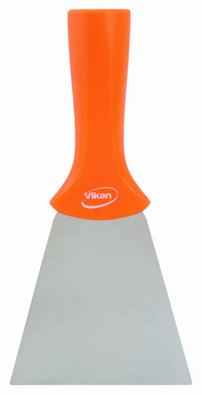 Skrobak ze stali nierdzewnej z otworem, 100 mm, pomarańczowy VIKAN 40117