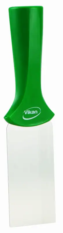 Skrobak ze stali nierdzewnej z otworem, 50 mm, zielony VIKAN 40102