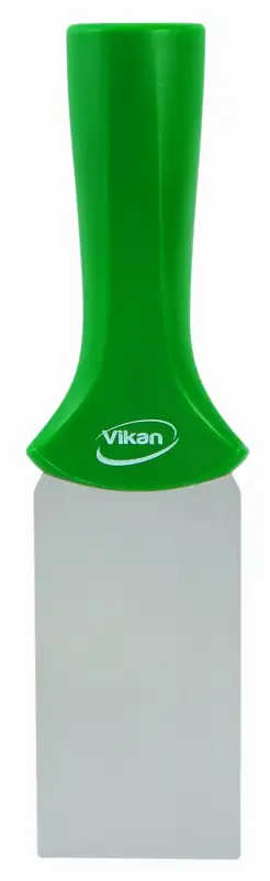 Skrobak ze stali nierdzewnej z otworem, 50 mm, zielony VIKAN 40102