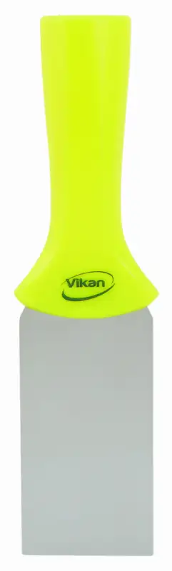 Skrobak ze stali nierdzewnej z otworem, 50 mm, żółty VIKAN 40106