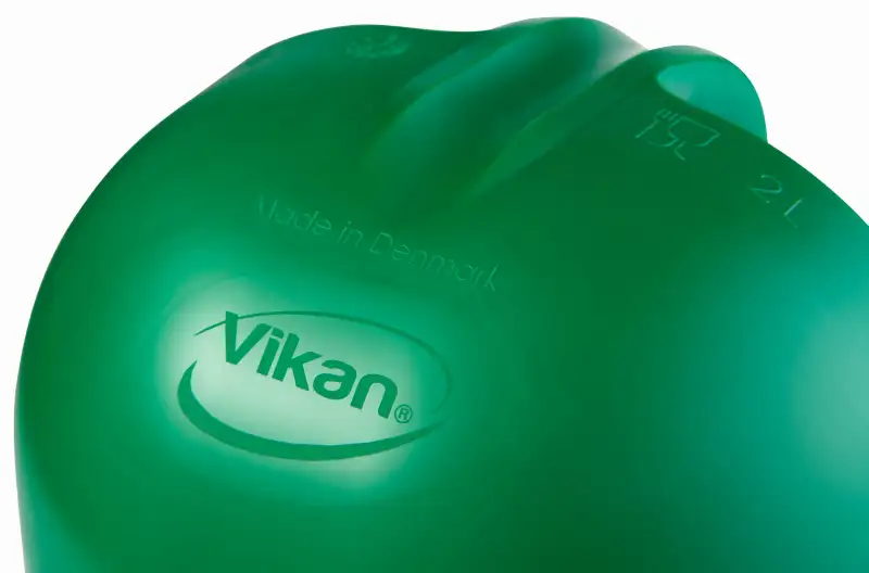 Czerpak ergonomiczny z uchwytem 2 litry zielony | VIKAN 56712