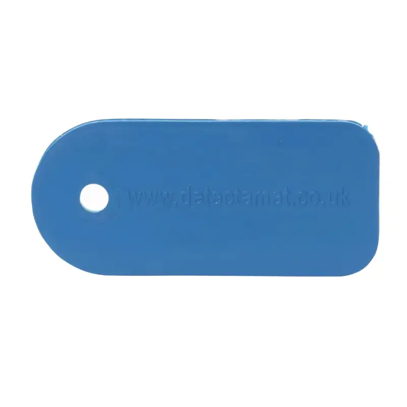 Ultra wykrywalne Etykiety polimerowe 25 x 55 x 1.6 mm - 10 sztuk - Detectamet i0201