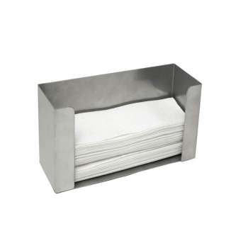 Ultra wykrywalny uchwyt / podajnik na ręczniki papierowe - stal nierdzewna - Detectamet i0220