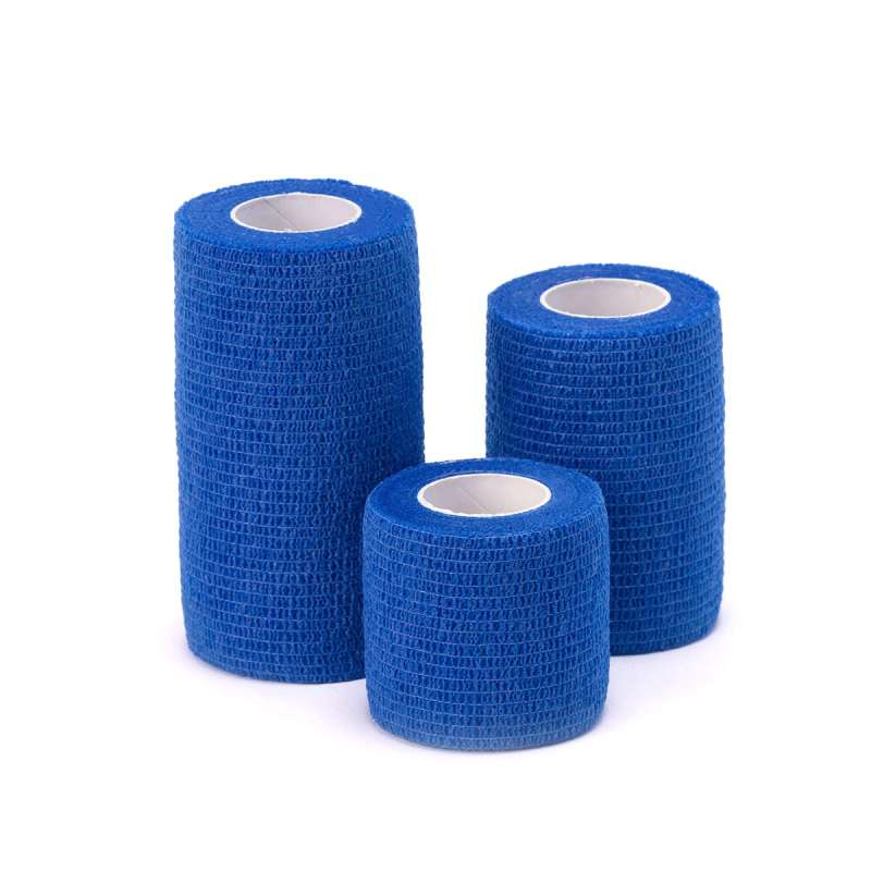 Niebieski plaster-bandaż na rzep 5 cm x 4.5 m i0235