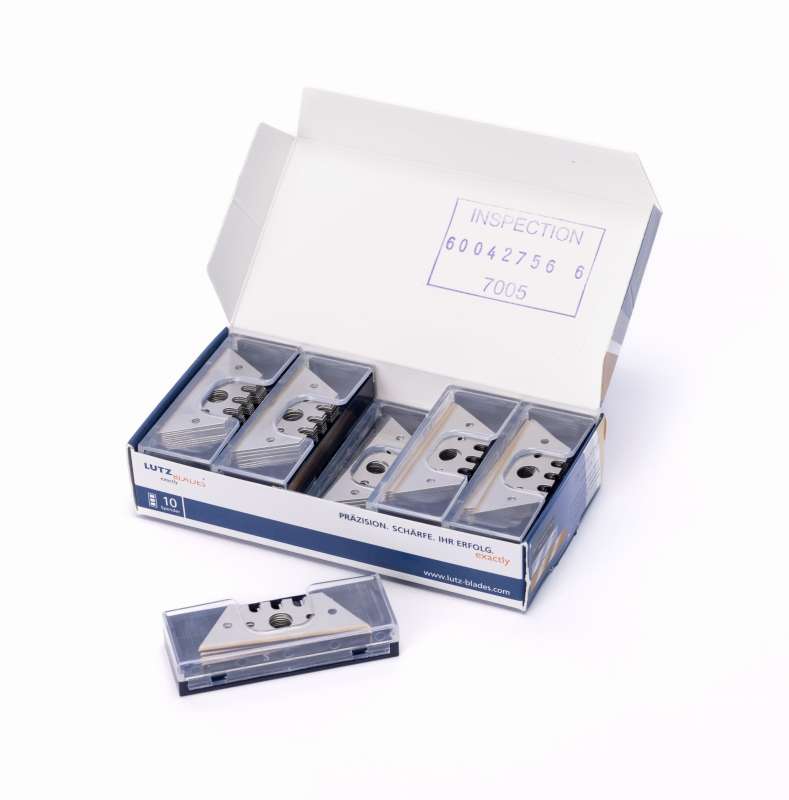 Ostrza trapezowe LUTZ TL 0.65mm z powłoką TiN