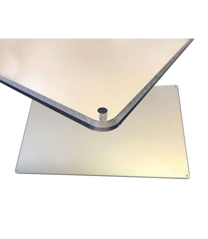 Lustro płaskie, nietłukące z poliwęglanu wykrywalne 400x600mm P1328