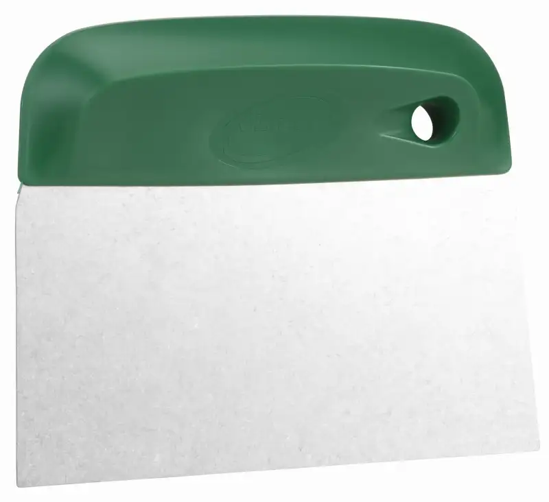 Elastyczny skrobak do ciasta ze stali nierdzewnej 146mm, zielony | VIKAN 40572