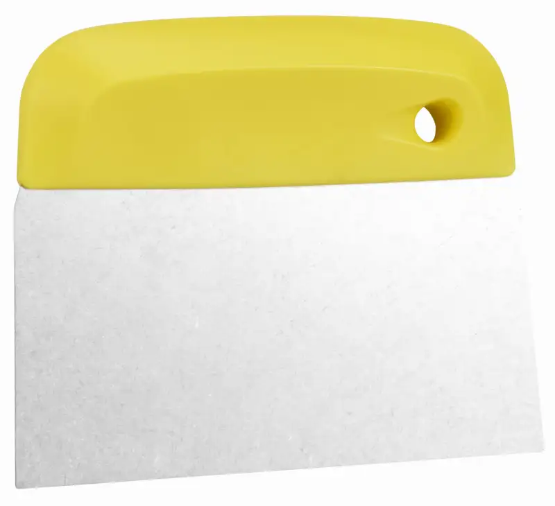 Elastyczny skrobak do ciasta ze stali nierdzewnej 146mm, żółty | VIKAN 40576