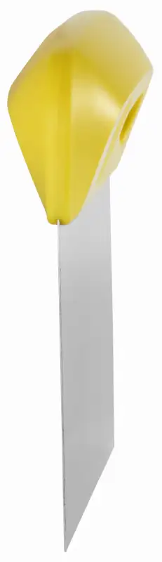 Elastyczny skrobak do ciasta ze stali nierdzewnej 146mm, żółty | VIKAN 40576