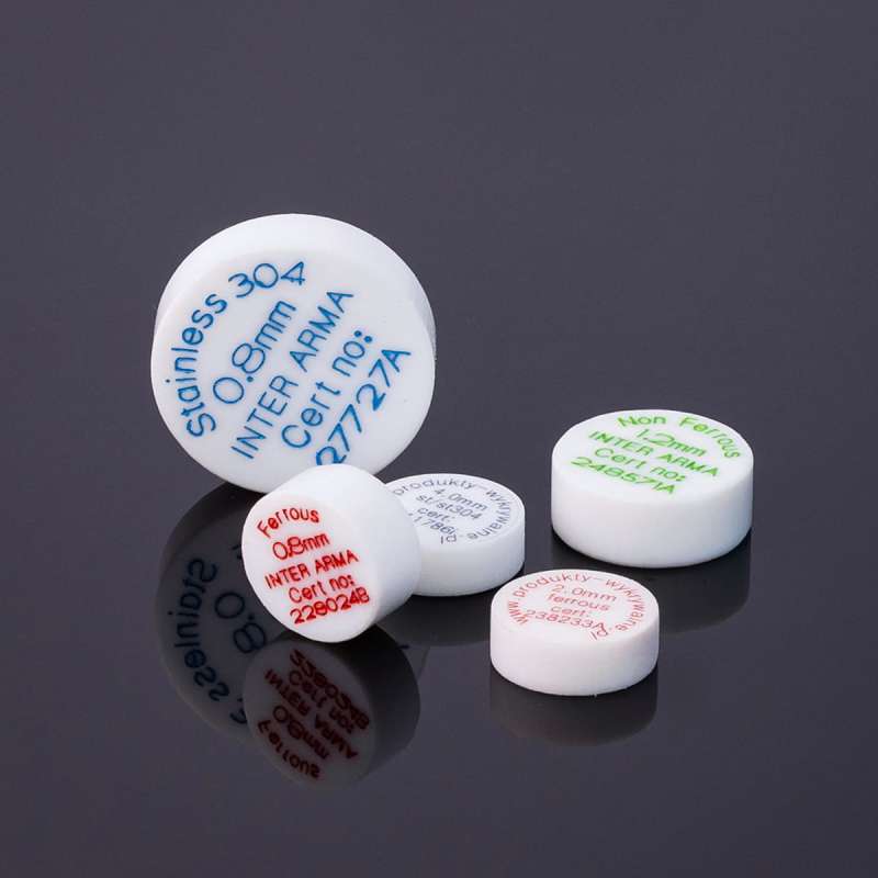 Tester do wykrywaczy metali KRĄŻEK (PASTYLKA)