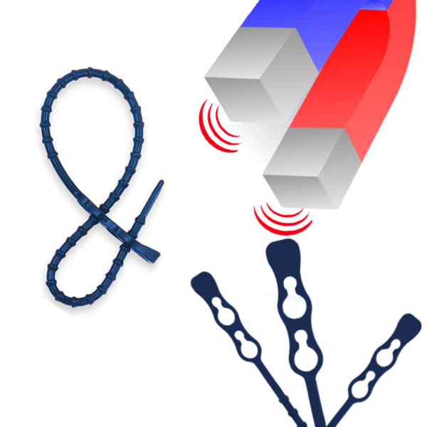 Wykrywalne opaski kulkowe 120x3.5 mm (100szt) - detektowalne i0248