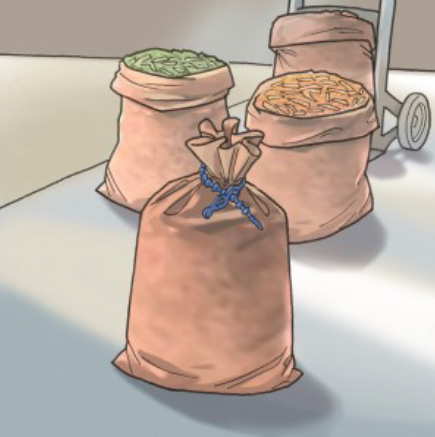 Wykrywalne opaski kulkowe 120x3.5 mm (100szt) - detektowalne i0248