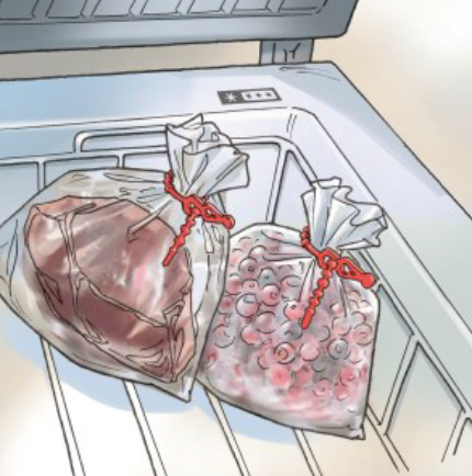 Wykrywalne opaski kulkowe 500 x 5.7 mm (50szt) - detektowalne i0252