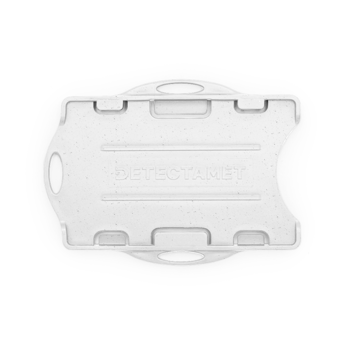 Ultra wykrywalny podwójny holder na kartę - Detectamet i0247 biały