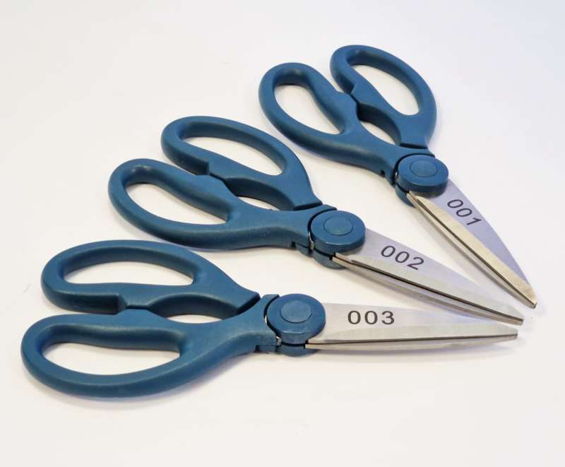 Ultra wykrywalne nożyczki przemysłowe - ostrza ze stali nierdzewnej Detectamet i0231 oznakowane 1