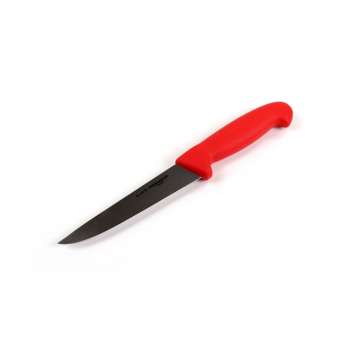 Nóż wykrywalny ubojowy 16 cm czerwony P1670