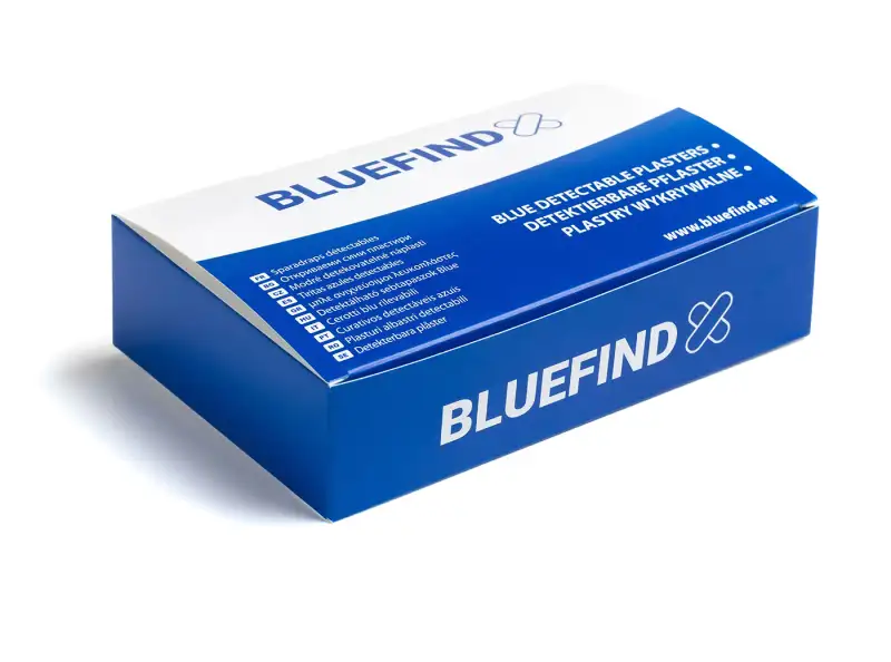 Plastry wykrywalne niebieskie 72 x 19 mm - 100 szt. I005 box