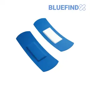 Plastry wykrywalne niebieskie 72 x 25 mm - 100 szt. i006