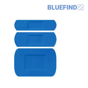 Plastry wykrywalne niebieskie mix 3 rozmiarów i008