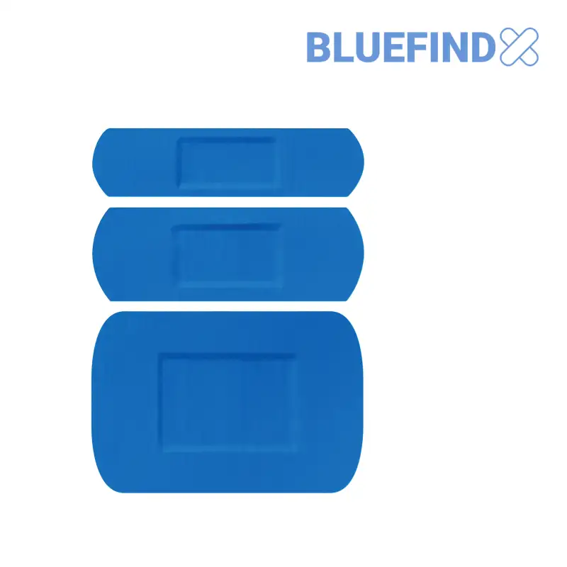 Plastry wykrywalne niebieskie mix 3 rozmiarów I008