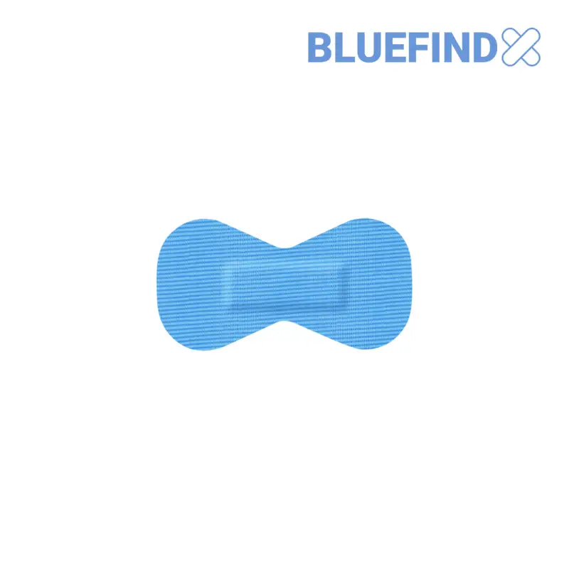 Plastry wykrywalne niebieskie ELASTYCZNE motylki - 50 szt. i084