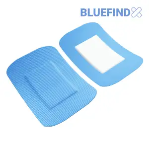 Plastry wykrywalne niebieskie ELASTYCZNE 72 x 50 mm - 50 szt. i083