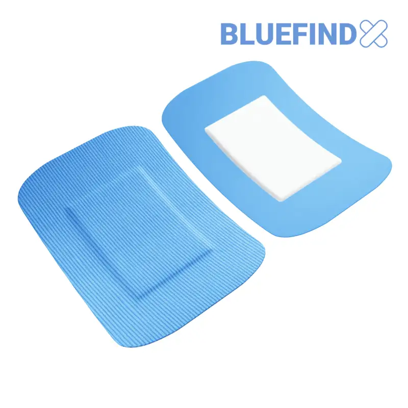 Plastry wykrywalne niebieskie ELASTYCZNE 72 x 50 mm - 50 szt. i083