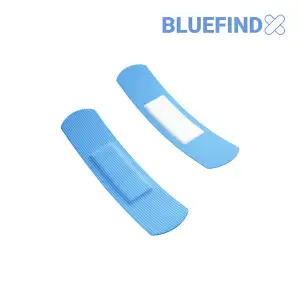 Plastry wykrywalne niebieskie ELASTYCZNE 72 x 19 mm - 100 szt. i081