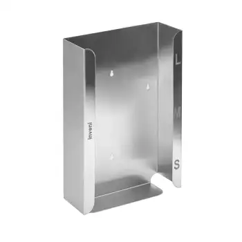 Dyspenser na  3 opak. rękawic (S,M,L) stal nierdzewna 258×392×96mm - i0263 