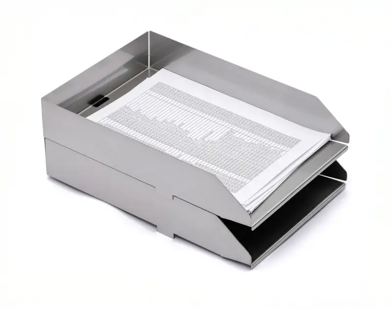 Stainless steel document tray - 222.jpg