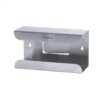 Dyspenser na 1 opak. rękawiczek jednorazowych ze sprężyną - stal nierdzewna 250×135×95mm - i0260  