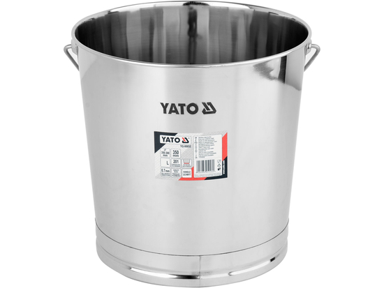 Wiadro ze stali nierdzewnej 28 L YATO YG-00652
