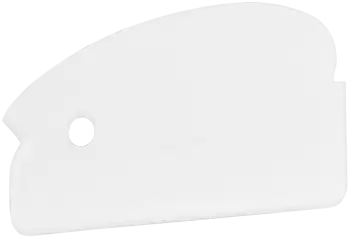 Elastyczny skrobak ręczny. 165mm. biały | VIKAN 40515
