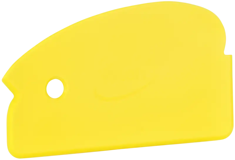 Elastyczny skrobak ręczny. 165mm. żółty | VIKAN 40516