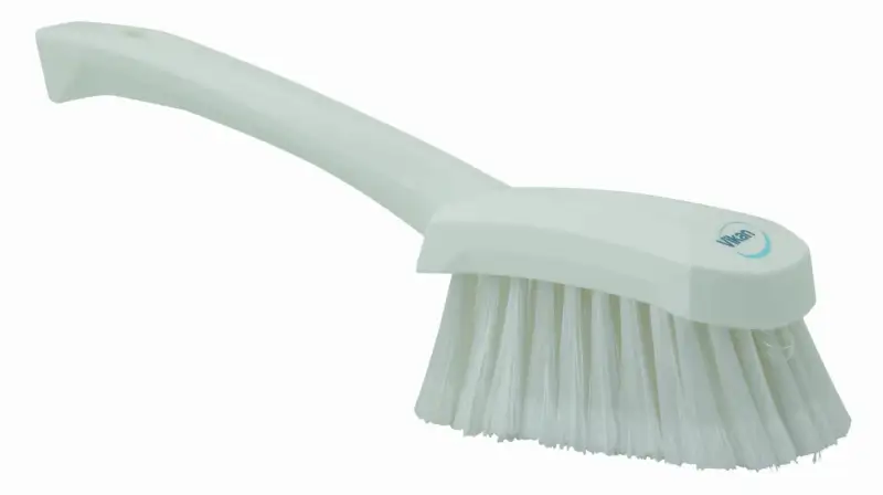 Szczotka do mycia z krótką rączką, miękka biała | VIKAN 41945