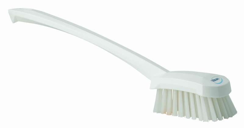 Szczotka z długą rączką, sztywna biała | VIKAN 41865