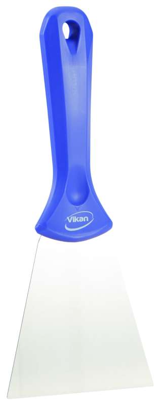 Ręczna skrobaczka ze stali nierdzewnej, 100 mm, fioletowa | VIKAN 40098
