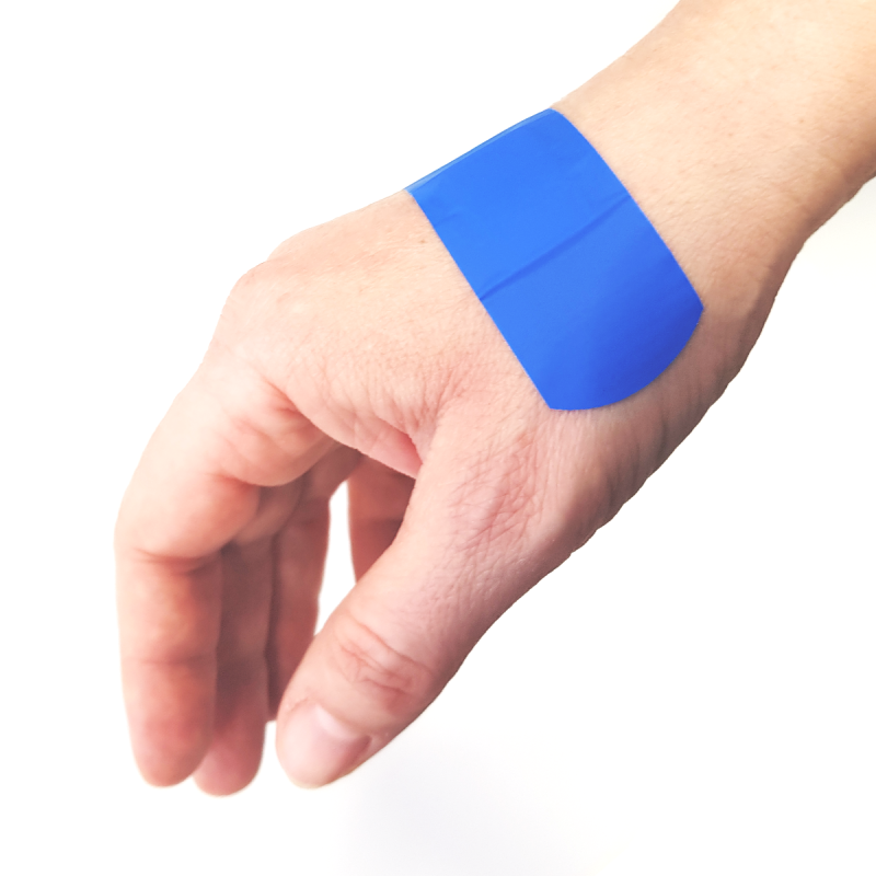 Plastry wykrywalne HACCP niebieskie 72 x 19 mm - 100 szt. i005