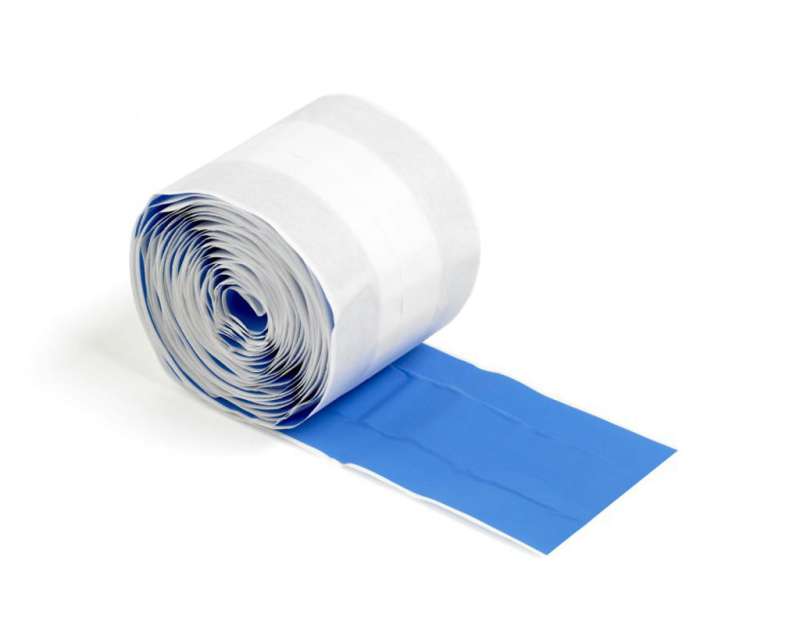 Niebieski plaster wykrywalny do odcinania Textile 8cm x 5m P0486