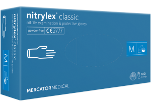 Rękawice Mercator Medical Nitrylex Classic M 100 szt.