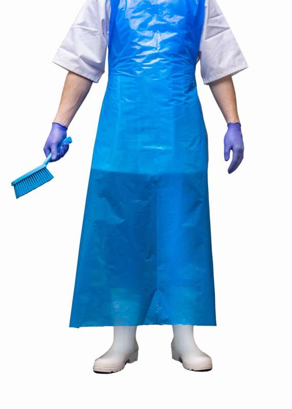 Fartuch foliowy niebieski 90/150/0,045 (50 szt.) rolka I041