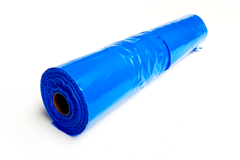 Fartuch foliowy niebieski 90/150/0,045 (50 szt.) rolka I041