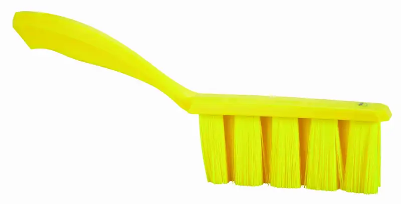 Ultrahigieniczna szczotka rączką, 330 mm, średnia, żółta | VIKAN 45856