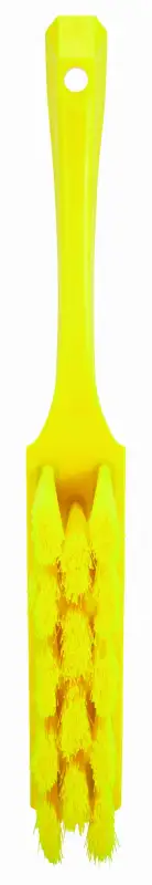 Ultrahigieniczna szczotka rączką, 330 mm, średnia, żółta | VIKAN 45856