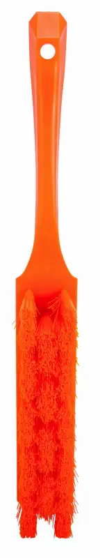 Ultrahigieniczna szczotka rączką, 330 mm, średnia, pomarańczowa | VIKAN 45857